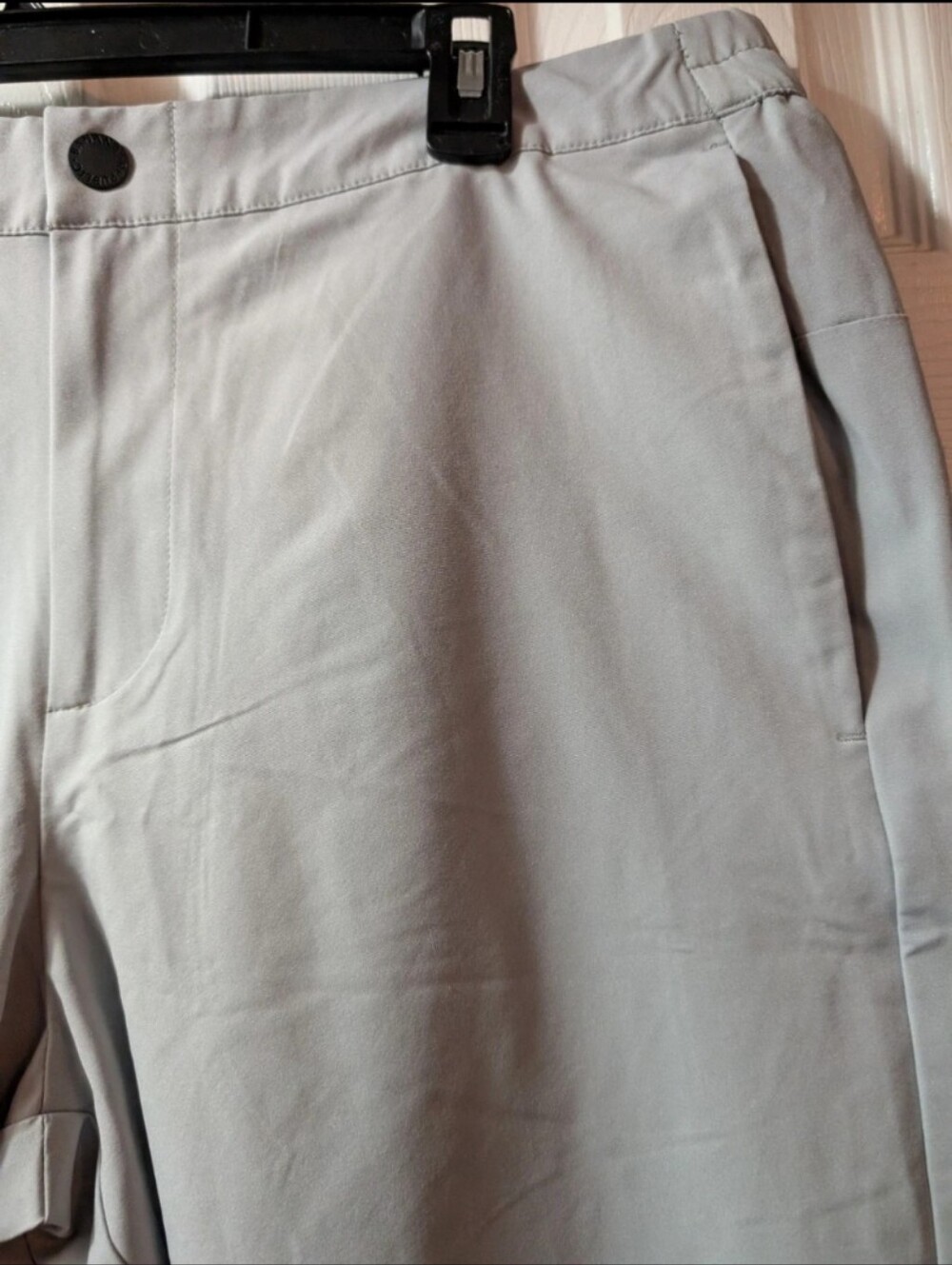 Banana Republic Mens Jogger Pants Gray Size 34 Stretch Chino Athletic Casual - Picture 5 of 14